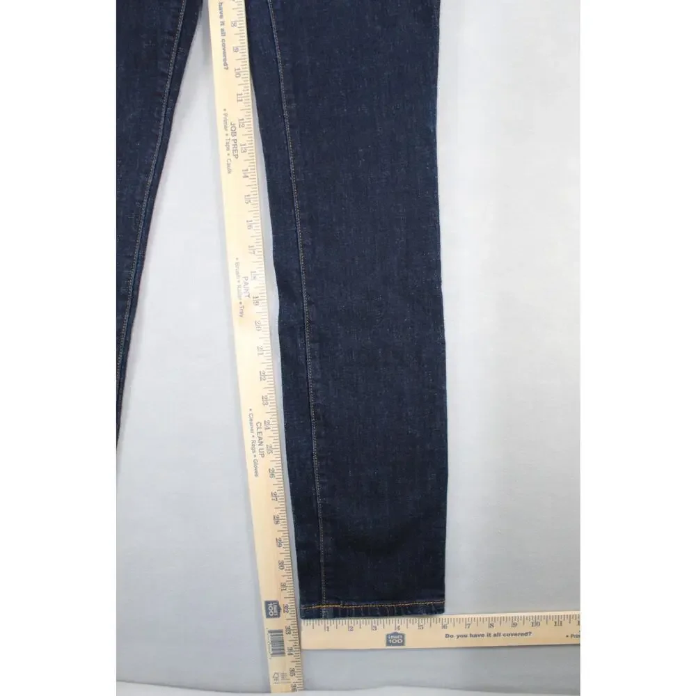 Tory Burch Super Skinny Blue Jeans Women's 29 Gold Hardware